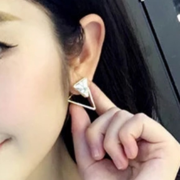 NEW!💙💎💛GEOMETRIC MODERN TRIANGLES!💛💎💙MARBLED - Picture 3 of 8